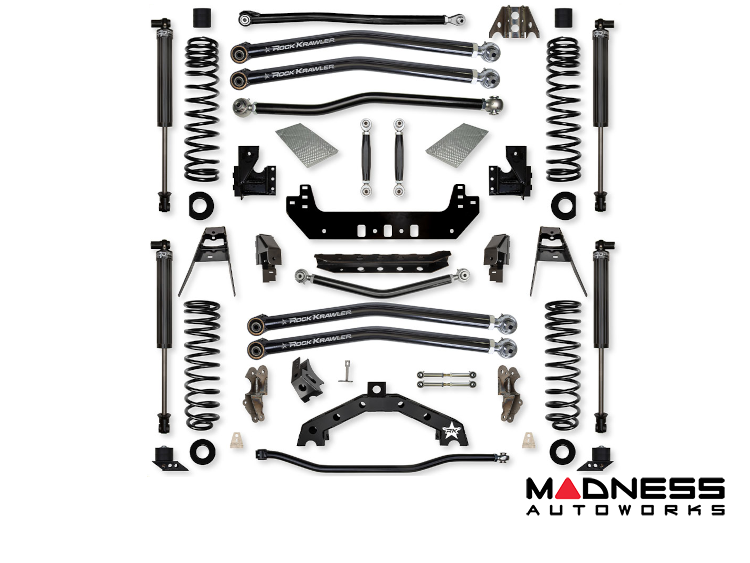 Jeep Wrangler JL Lift Kit - Rock Krawler - 3.5in X Factor X2 Pro (No Limits) - 2018+ Jeep Wrangler JL Lift Kit - Rock Krawler - 3.5in X Factor X2 Pro (No Limits) - 2018+